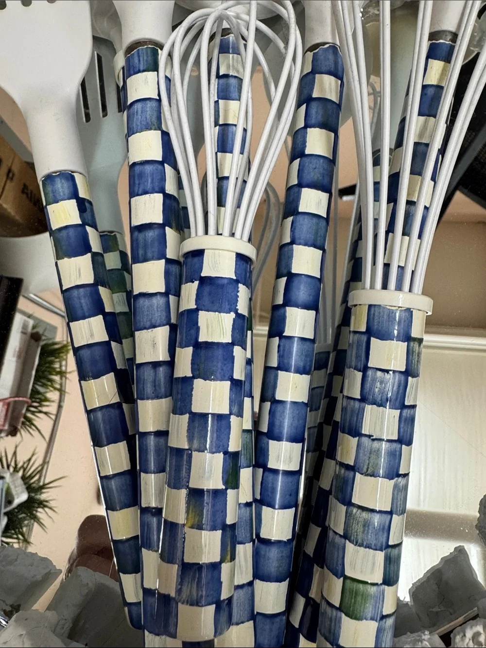 Mackenzie Childs RETIRED Royal Check Cooking Utensils